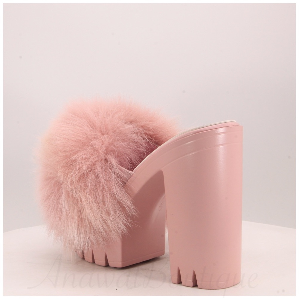 NALA GET WHAT I WANT CHUNK HEEL PLATFORM - Picture 7 of 8